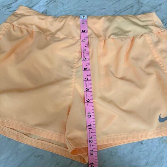 NIKE WOMENS DRY CREAMSICLE RUNNING TRAINING SHORTS SZ L - Picture 5 of 5